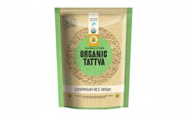 Organic Tattva Sonamasuri Rice Brown   Pack  1 kilogram